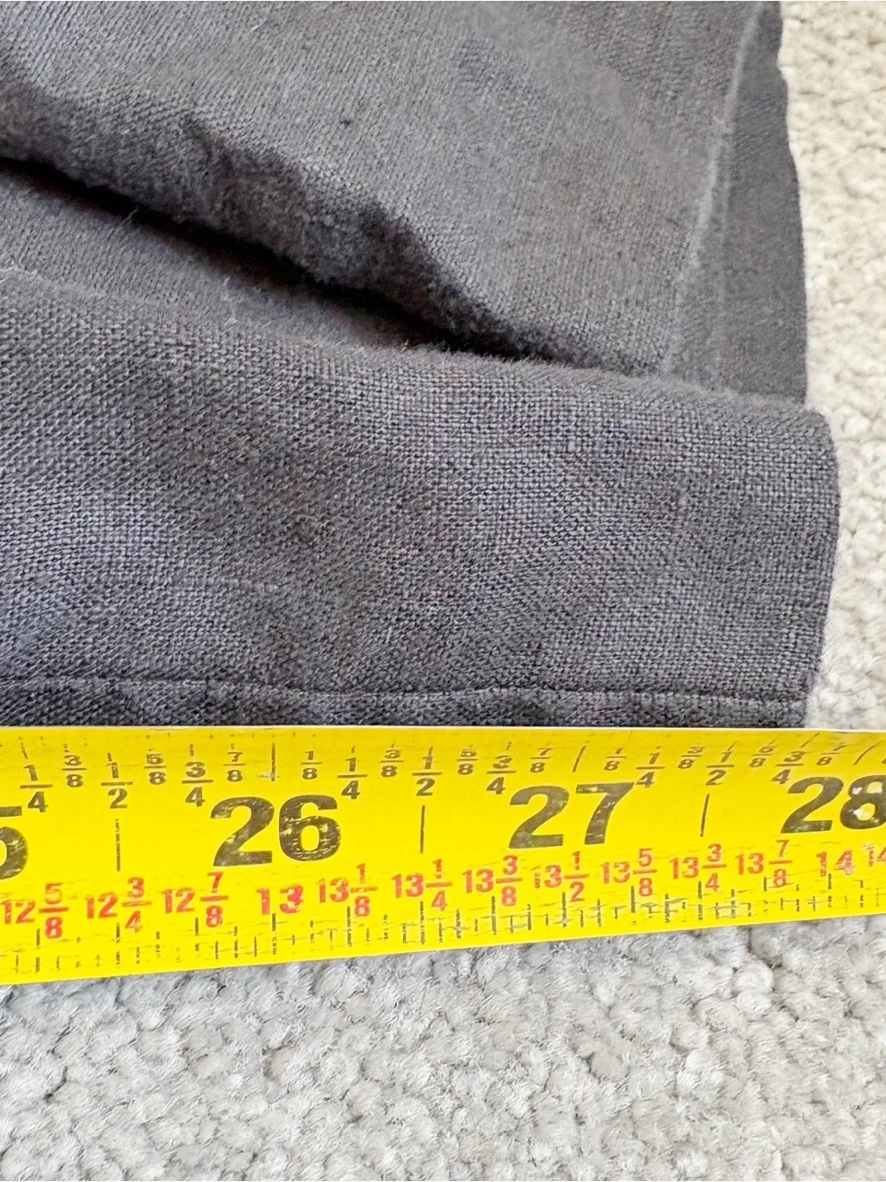 Everlane The Linen Easy Pant Size Medium Black European Flax Wide Leg Elastic
